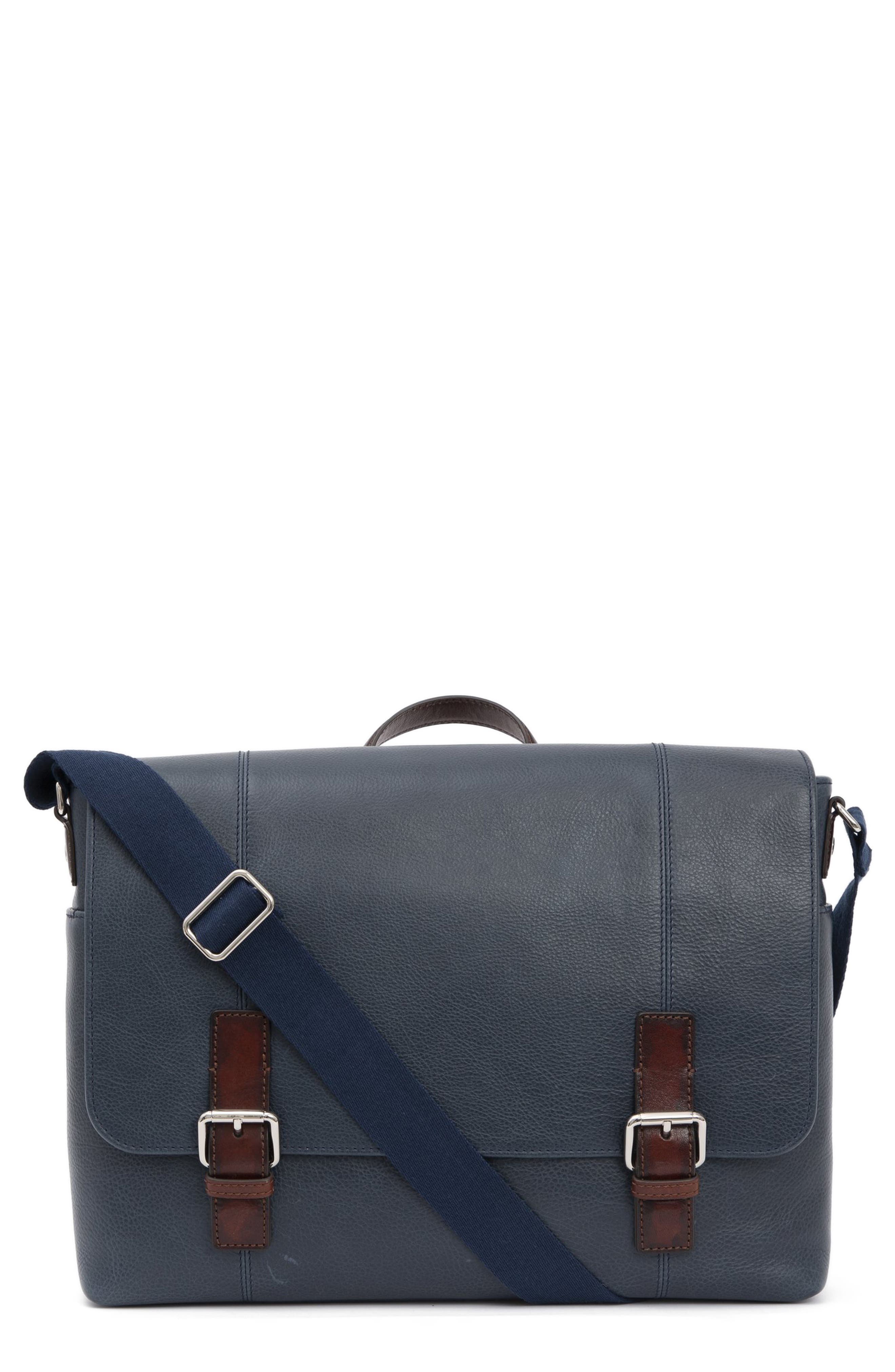 Blue Flame Skull Printed Laptop Shoulder Bag,Laptop case Handbag Business Messenger Bag Briefcase 